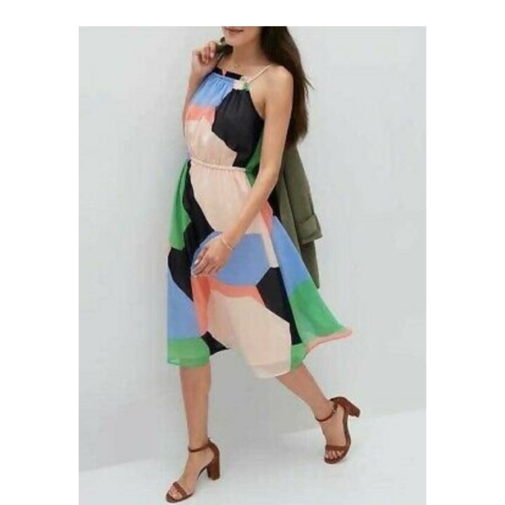 COPY - Banana republic kaleidoscope midi dress